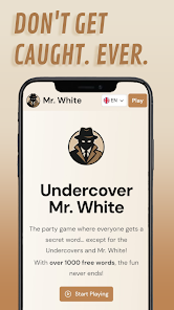 Image 0 for Undercover Mr. White Word…