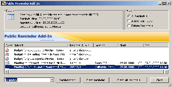 Image 0 for Public Reminder Add-In