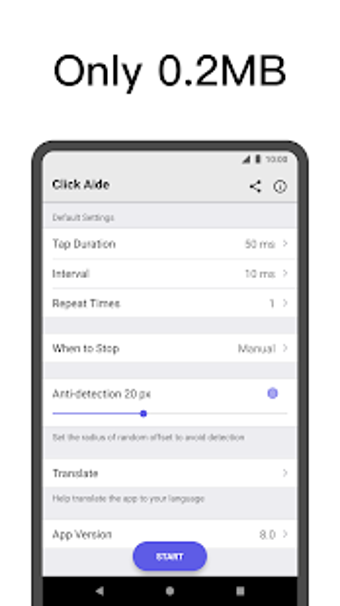 Imagen 1 para Click Aide - Auto Clicker
