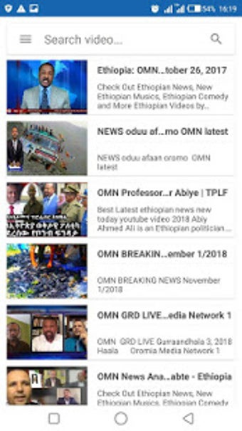 Imagen 0 para OMN TV : Oromia Media Net…