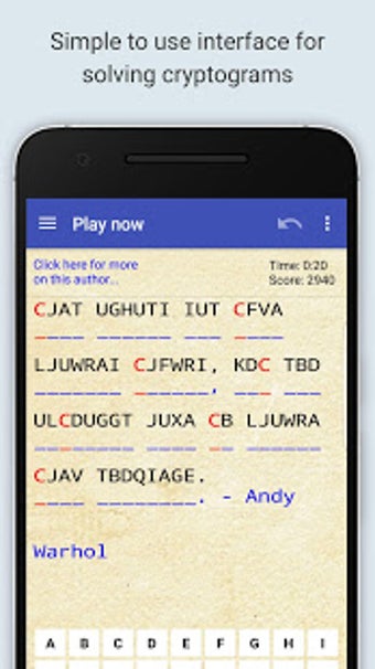 Image 1 for Cryptogram Puzzle Quotes …