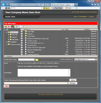 Image 0 for Web File Transfer
