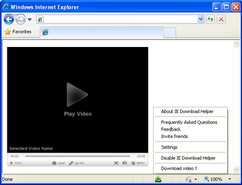 Image 0 for IE DownloadHelper