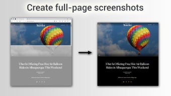 Image 0 for Take Webpage Screenshots …