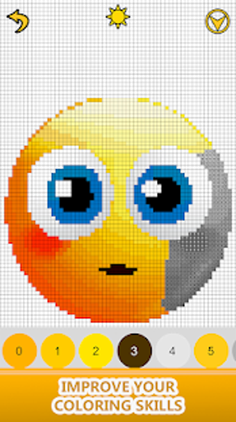 Image 3 for Emoji Color by Number: Pi…