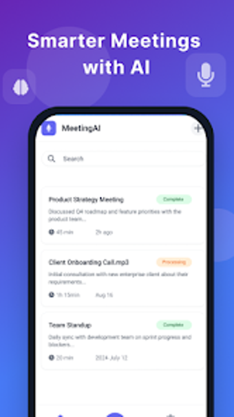 Image 0 for MeetingNote: AI Summarize