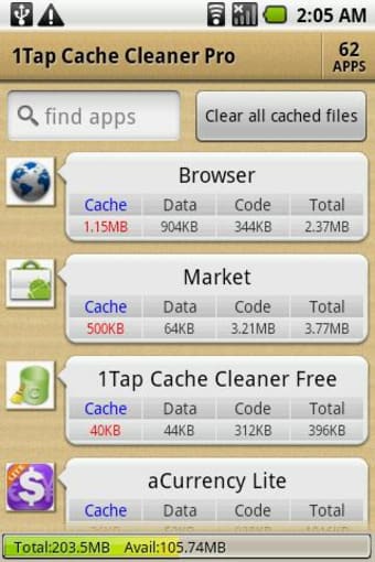 Image 2 for 1Tap Cleaner Pro-cache/hi…