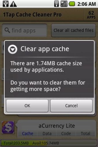 Image 3 for 1Tap Cleaner Pro-cache/hi…