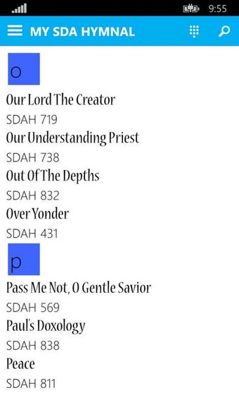 Image 1 for SDA Hymnal LITE for Windo…
