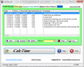 Image 0 for CalcTime