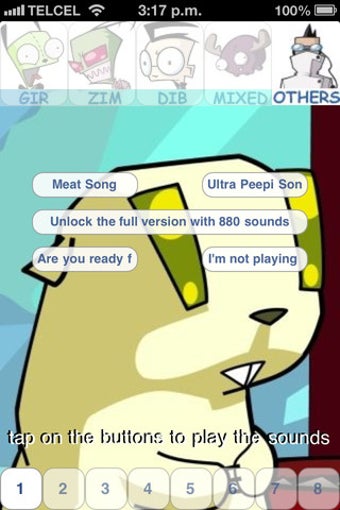 Image 0 for Gir Invader Zim Dib Gaz -…