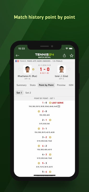 Image 1 for Tennis 24 - tennis live s…
