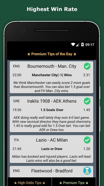 Winning Gang Premium Bet Tips Screen Captures 3