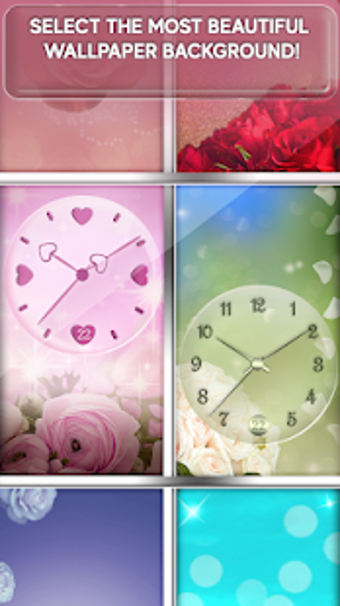 Imagen 3 para Rose Clock Live Wallpaper