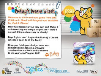 Image 2 for Pudsey's Dream Wheels