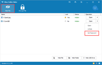 Image 0 for Wise Folder Hider Pro