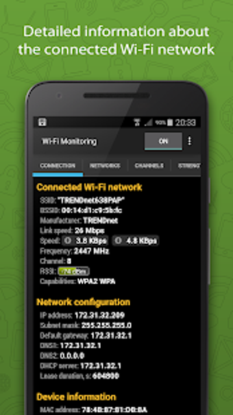 Image 1 for WiFi Monitor - analyzer o…