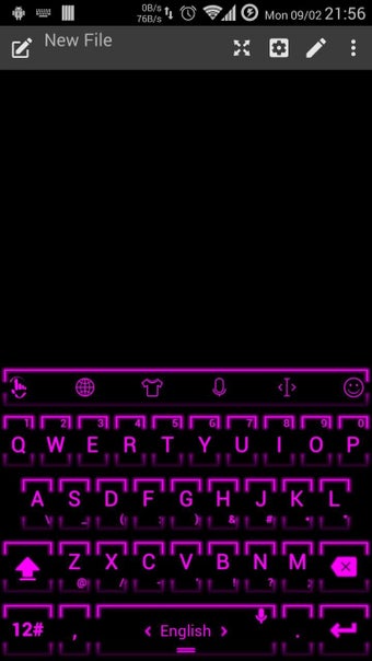 Image 2 for Theme TouchPal Neon 2 Pur…