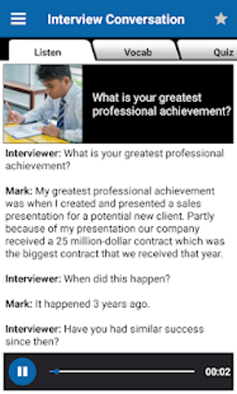 Imagen 0 para Job Interview English Pra…