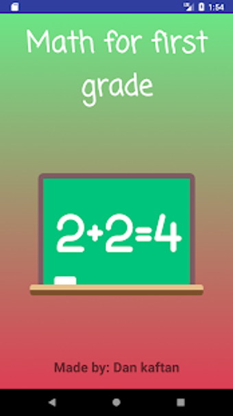 Image 0 for Math game for 1st grade