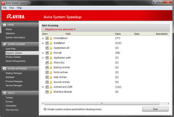 Image 0 for Avira System Speedup