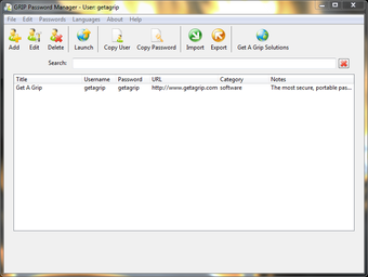 Image 0 for GRIP Password Manager Pro