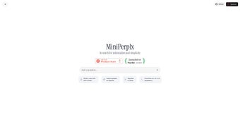 Image 0 for MiniPerplx