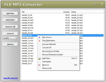 Image 0 for FLV MP3 Converter