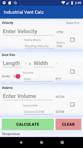 Imagen 2 para Industrial Vent Calc