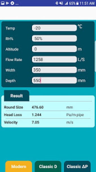 Imagen 3 para HVAC Duct Calculator