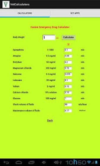 Image 1 for Vet Calculators Veterinar…