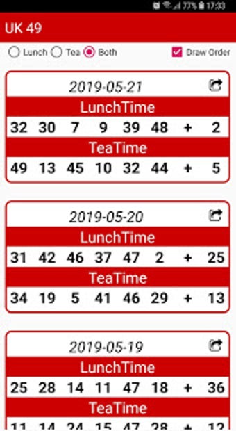 Imagen 1 para UK 49's Lunchtime &Teatim…