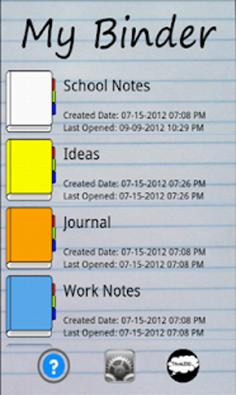 Imagen 0 para My Binder: Tabbed Notes