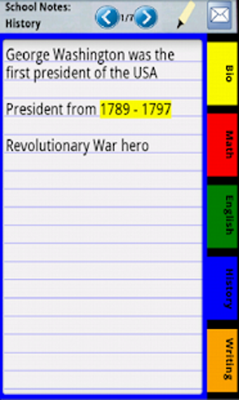 Imagen 1 para My Binder: Tabbed Notes