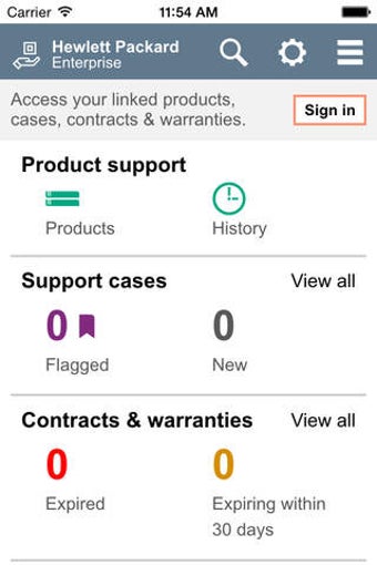 Imagen 0 para HPE Support Center