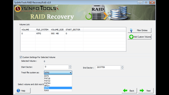 Image 0 for SysInfo RAID Recovery Sof…