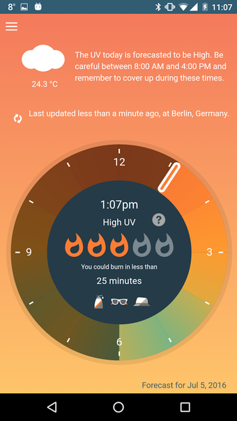 Image 2 for UVLens - UV Index Forecas…