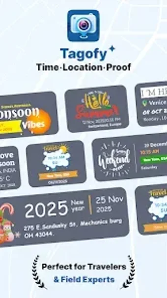 Image 0 for Tagofy - GPS Timestamp Ca…