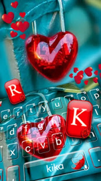 Imagen 1 para Love Lock Keyboard Theme