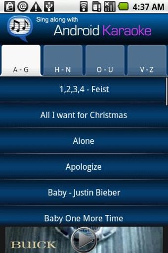 Image 0 for Android Karaoke Sing Alon…