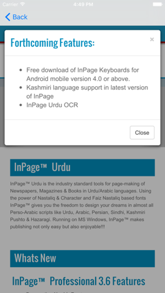 Image 1 for InPage