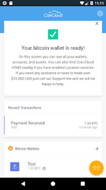 Imagen 0 para Coin Cloud Wallet