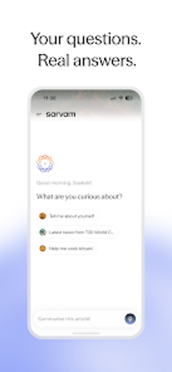 Image 0 for Indus by Sarvam