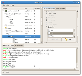Image 0 for Accerciser for Linux