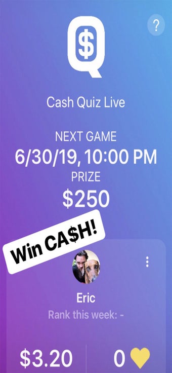 Image 1 for Cash Quiz Live
