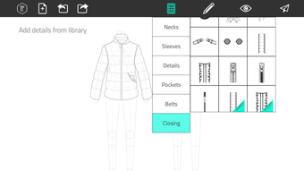 Image 0 for Fashion Design Flat Sketc…