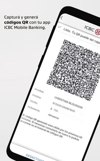 Imagen 5 para ICBC Mobile Banking (Arge…