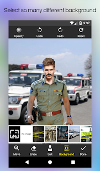 Image 1 for My Photo Police Suit Edit…