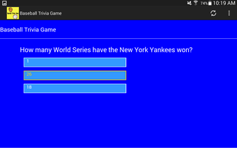 Imagen 3 para Baseball Trivia Game
