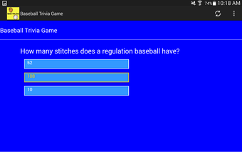 Imagen 2 para Baseball Trivia Game